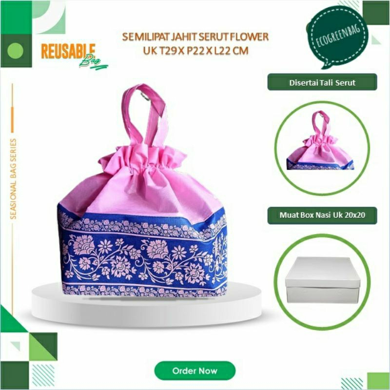 

TAS BERKAT DUS 22x22 & DUS KUE TINGGI 30 CM TAS HAJATAN TAS AQIQAH SYUKURAN SUNATAN PERNIKAHAN