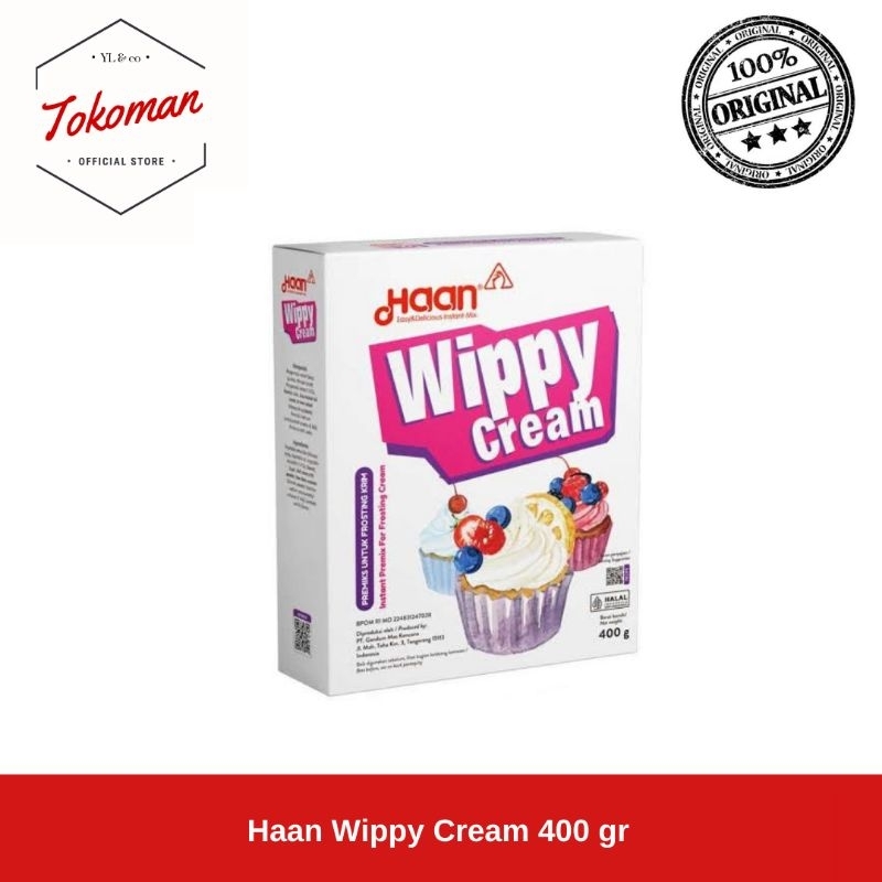 

Haan Wippy Cream 400gr / 400 gr Whipping Cream Bubuk