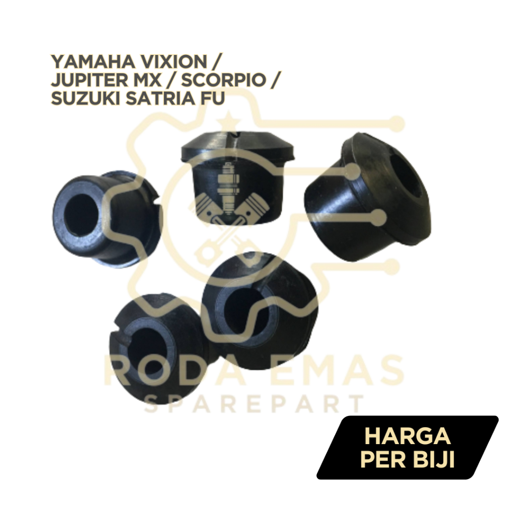 Karet Stopper As 12,5 mm Monoshock Belakang Yamaha Jupiter MX 1S7 Vixion Scorpio Y15ZR Sniper Suzuki