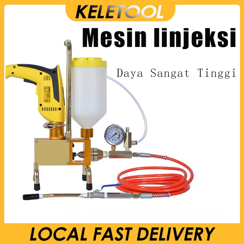 Mesin Injeksi PU Beton Grouting Beton Machine Alat Injeksi Beton Injection Pump Epoxy Tabung Ganda P