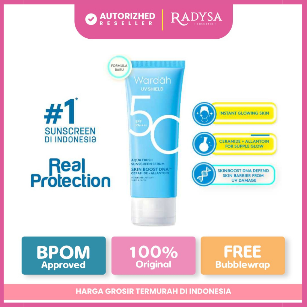 WARDAH Sunscreen Gel SPF 50 - Biru