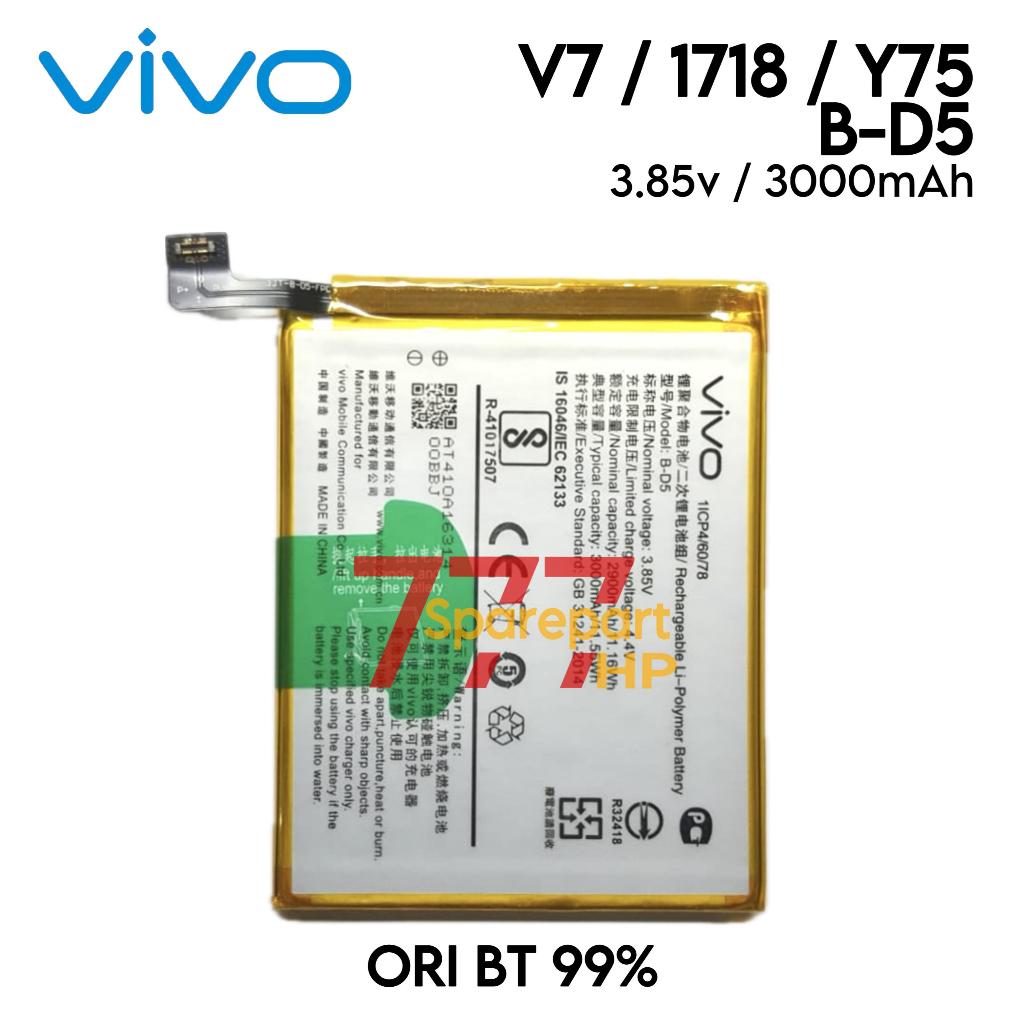 Baterai B-D5 / BD5 / Vivo V7 / Y75 / 1718  - Batu Batre Batrai Batri Batrei Batere Baterei Battery