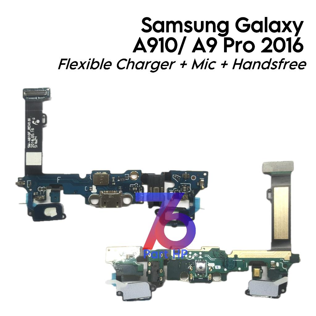 Flexible Konektor Charger Mic + Handsfree Samsung Galaxy A9 Pro 2016 / A910 / SM-A9100 / SM-A910F / 