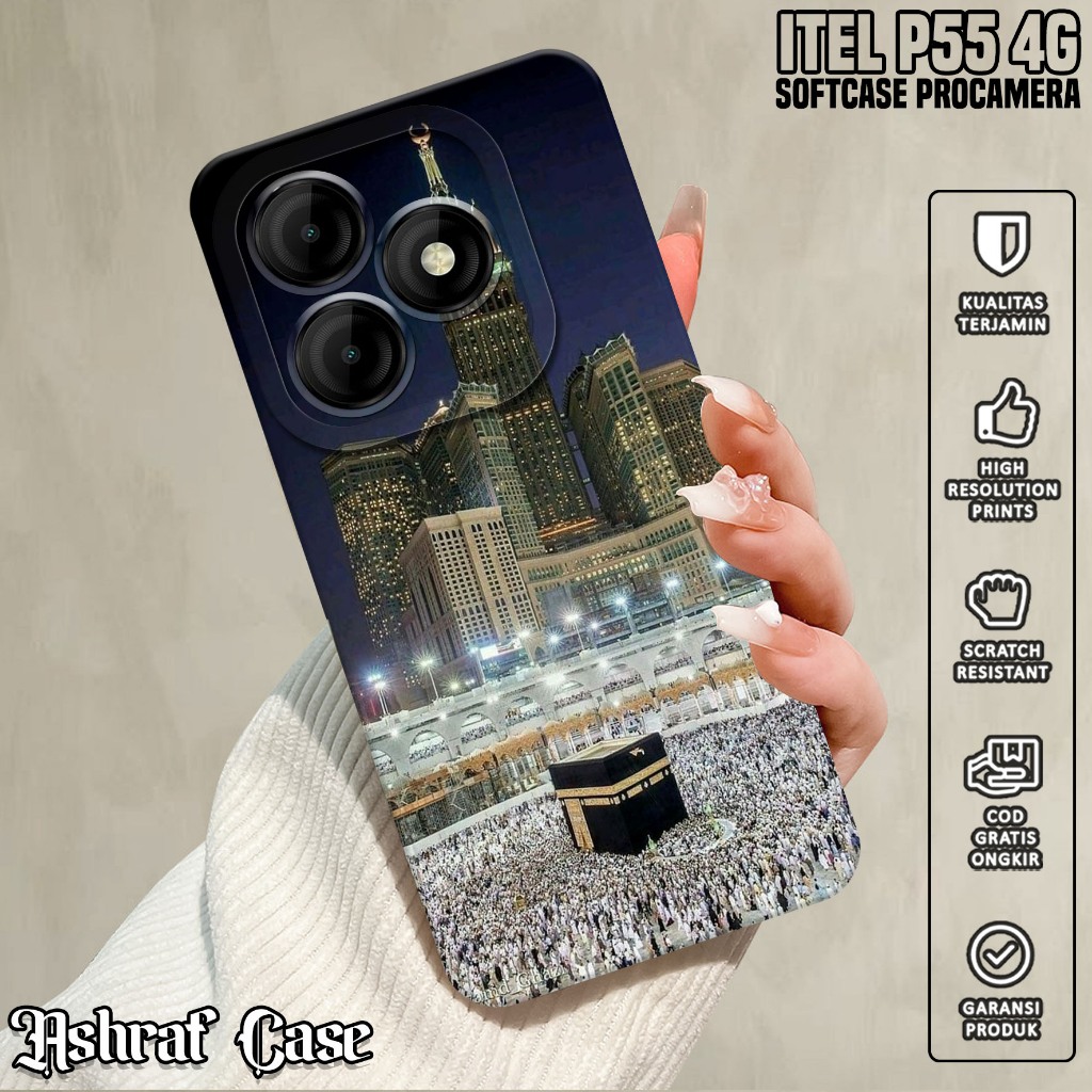 Casing ITEL P55 4G - Casing Hp ITEL P55 4G ( ISLMC ) Silikon Hp ITEL P55 4G - Softcase Hp ITEL P55 4