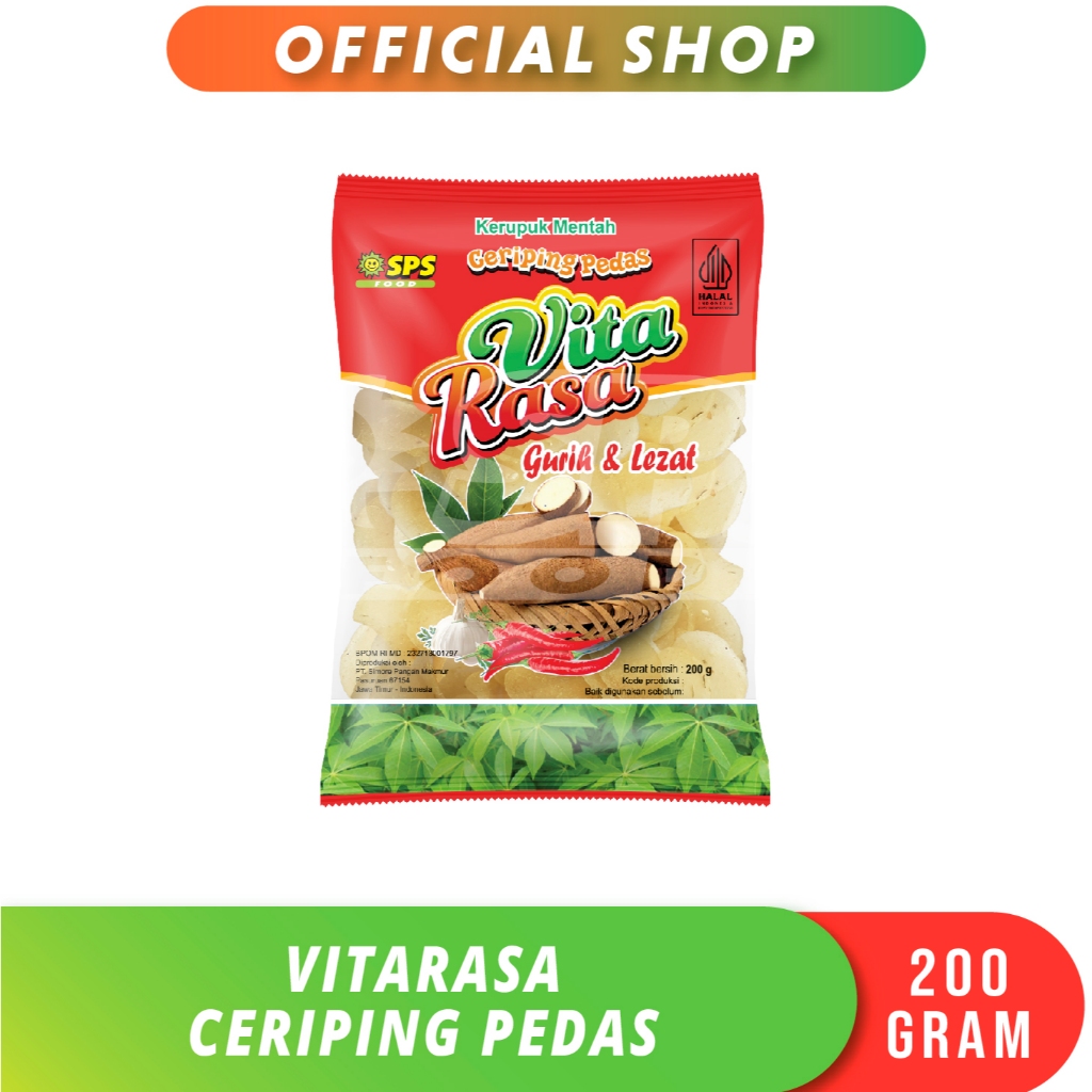 

Vitarasa Ceriping Pedas 200 Gr (1 Pack)
