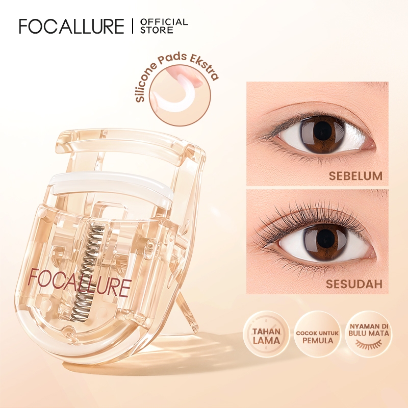 FOCALLURE Eyelash Curler Super Curled Eyelashes Portable Easy to use