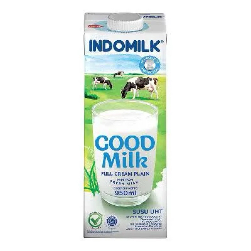 

UHT indomilk plain 950ml
