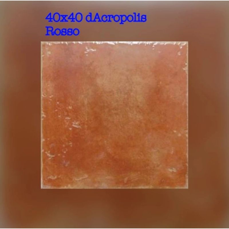 Roman keramik Acropolis Rosso size 40x40 kw1