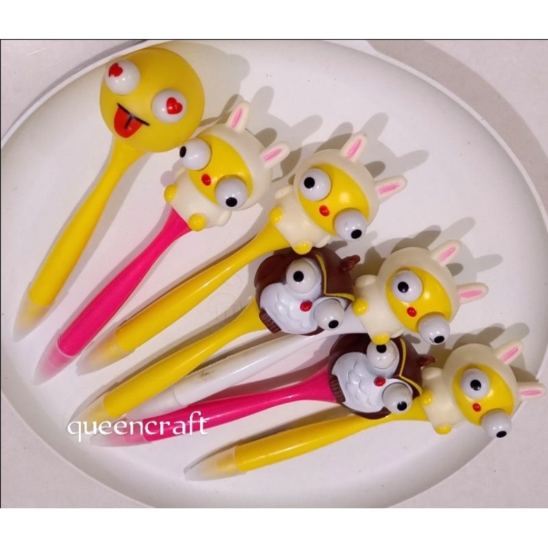

pulpen bolpoin squishy MATA MELOTOT LUCU