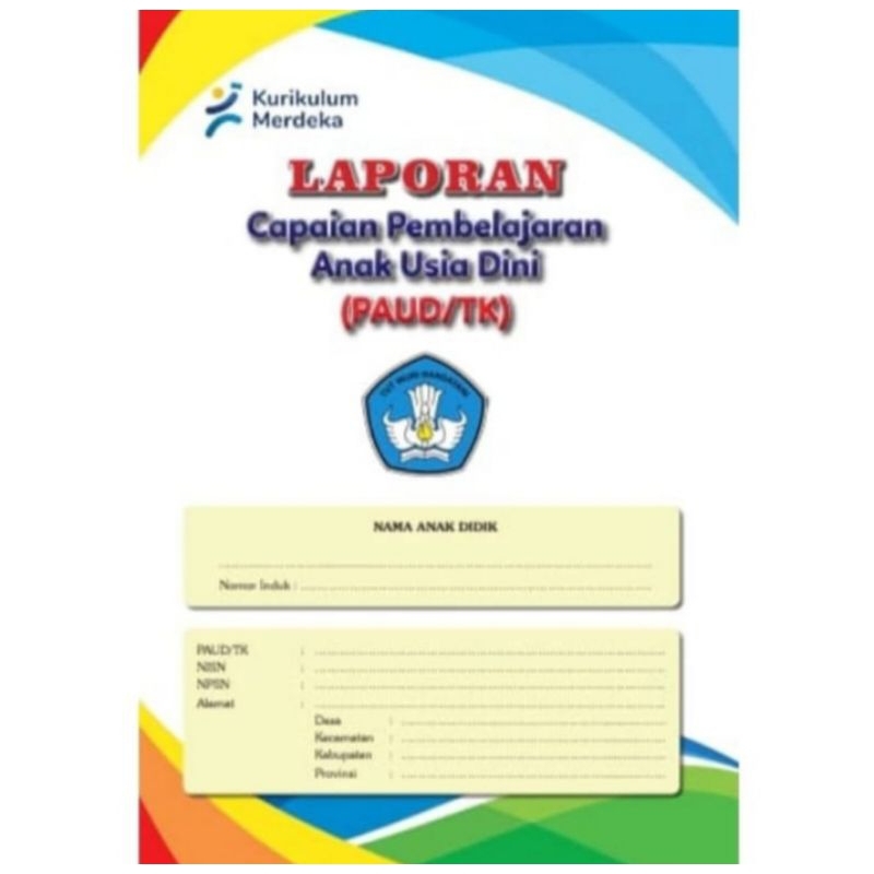 

Raport kurikulum merdeka PAUD/TK usia 3-6 th