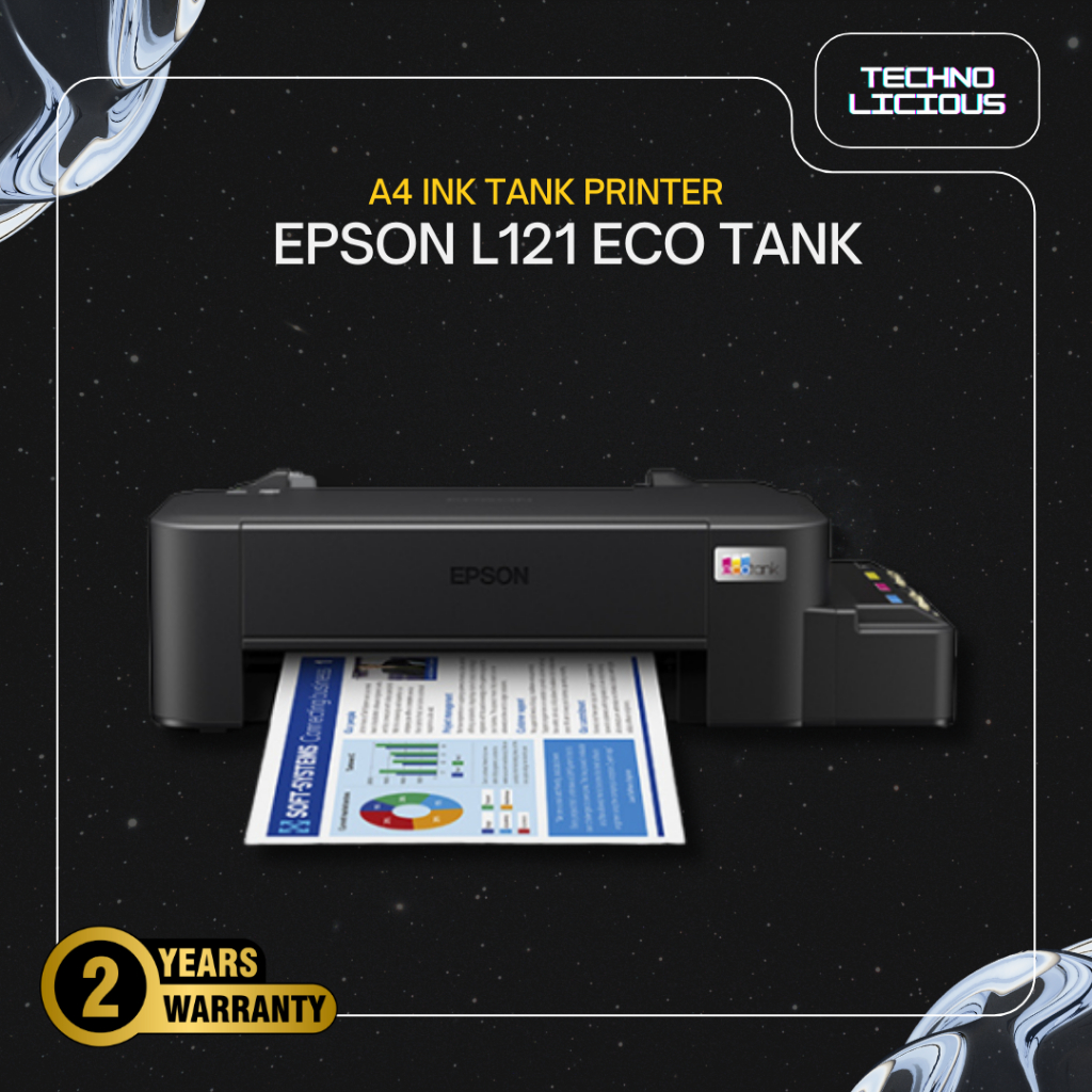 PRINTER EPSON L121 PENGGANTI EPSON L120 TINTA ORIGINAL GARANSI RESMI