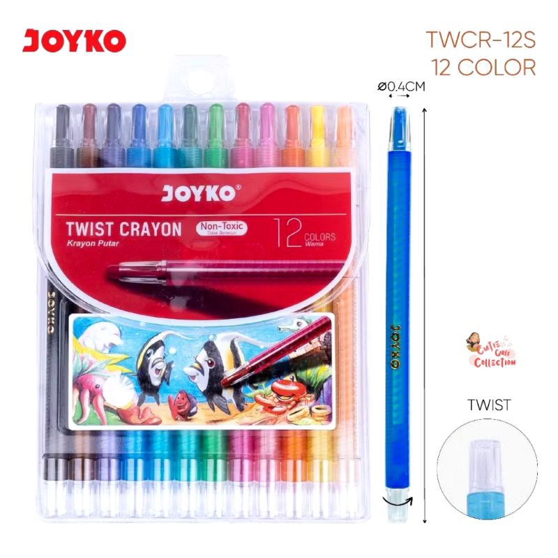 

Krayon Putar Twist Crayon Joyko TWCR