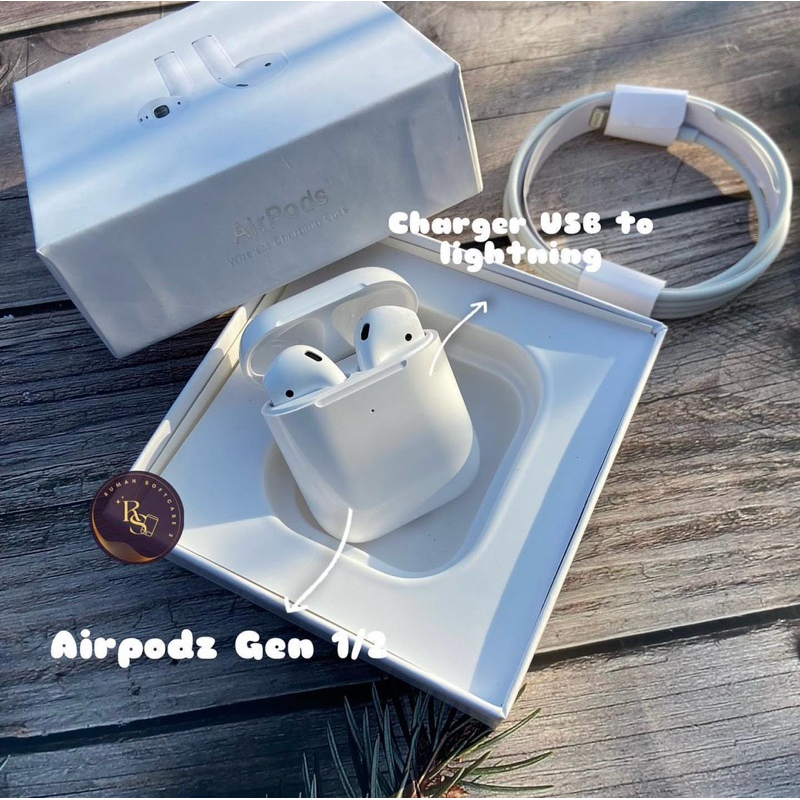 Airpods / Headset Airpods Wireless Earphone Bluetooth ( generasi 2 )
