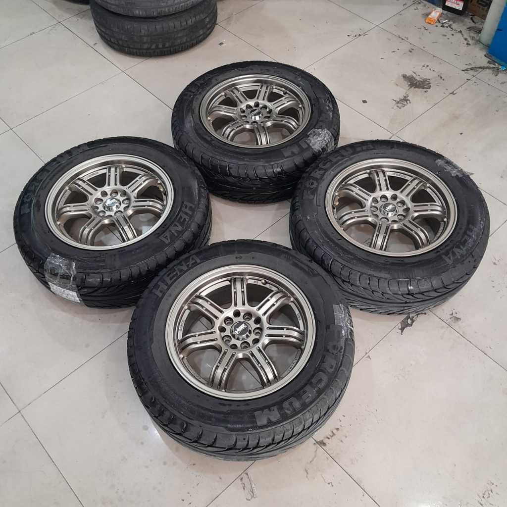 Velg Mobil Bekas Racing Hsr Ring 16 x7 Lobang 5 Buat New Avanza Innova Rush Terios Captiva X-Trail