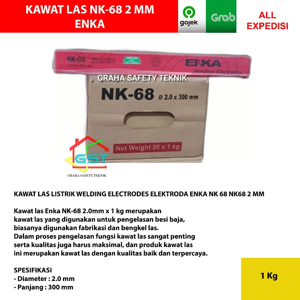 kawat las 2mm ENKA NK-68/welding electrode 2mm