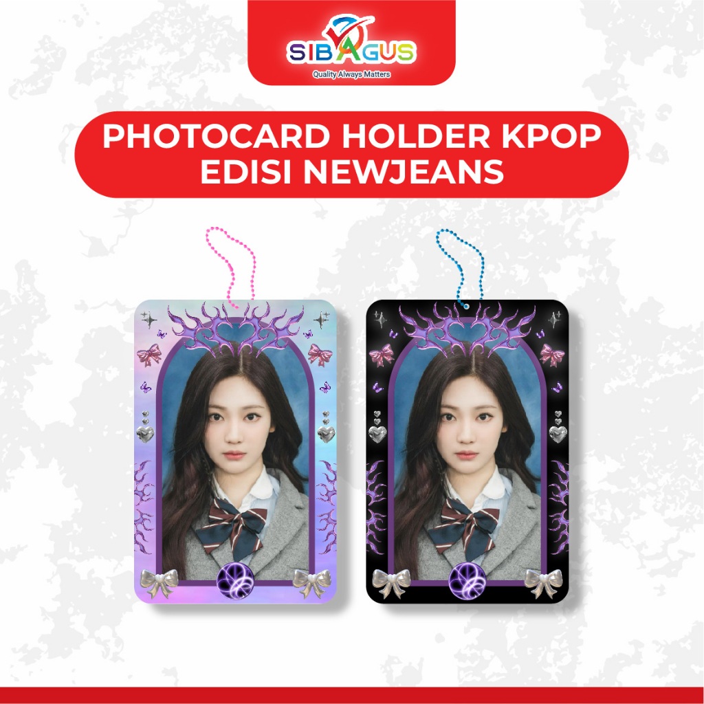 Sibagus Print Photocard Holder Aespa Poca Holder Frame Deco - Photocard Holder Acrylic