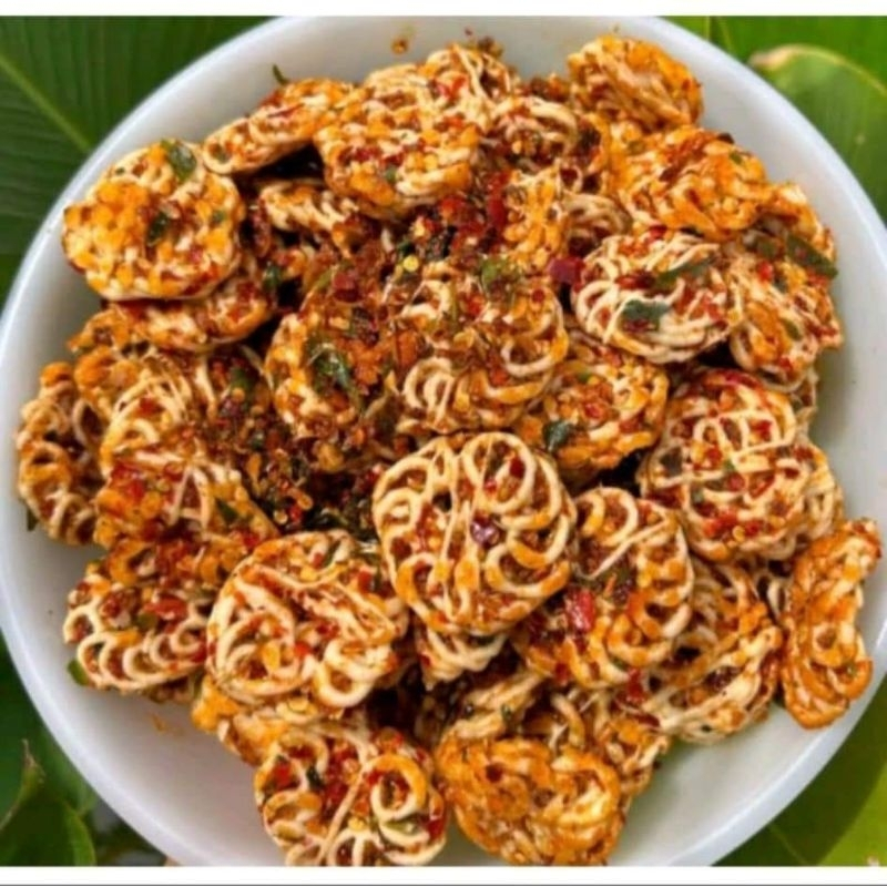

500gram Seblak rafael versi kering/seblak mamang rafael pedas bantet daun jeruk