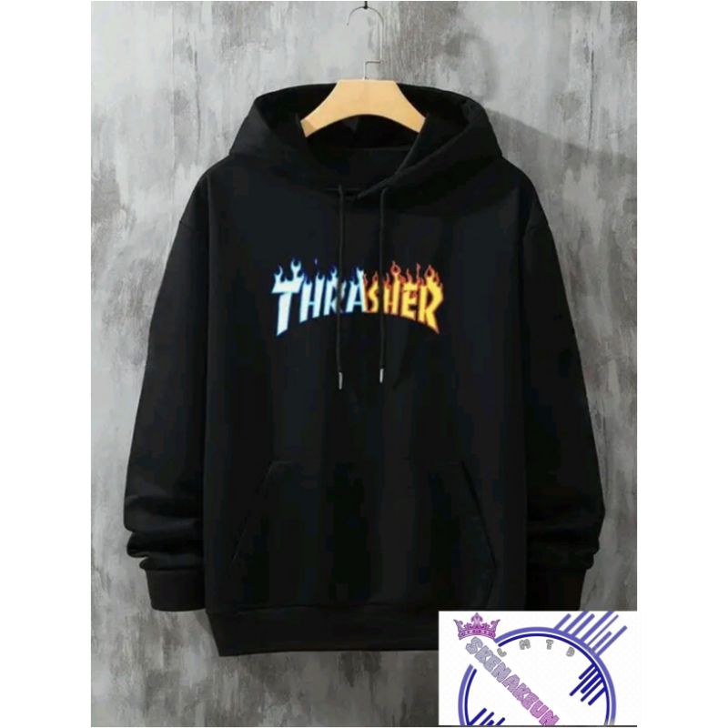 HOODIE THRASHER PRIA WANITA BAHAN KATUN PREMIUM ORIGINAL 100% BERKUALITAS ADEM
