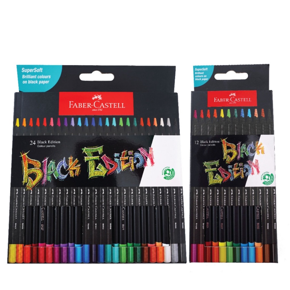

KODE B47I Pensil Warna Faber Castell Black Edition