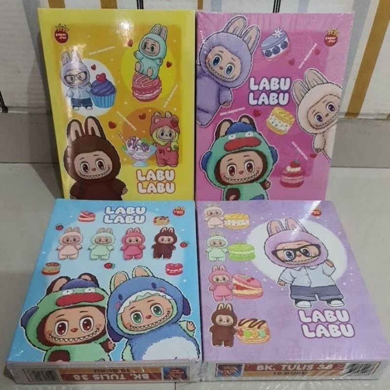 

buku tulis labubu