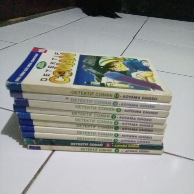 Komik Detektif Conan vol 1-10 fullset Original