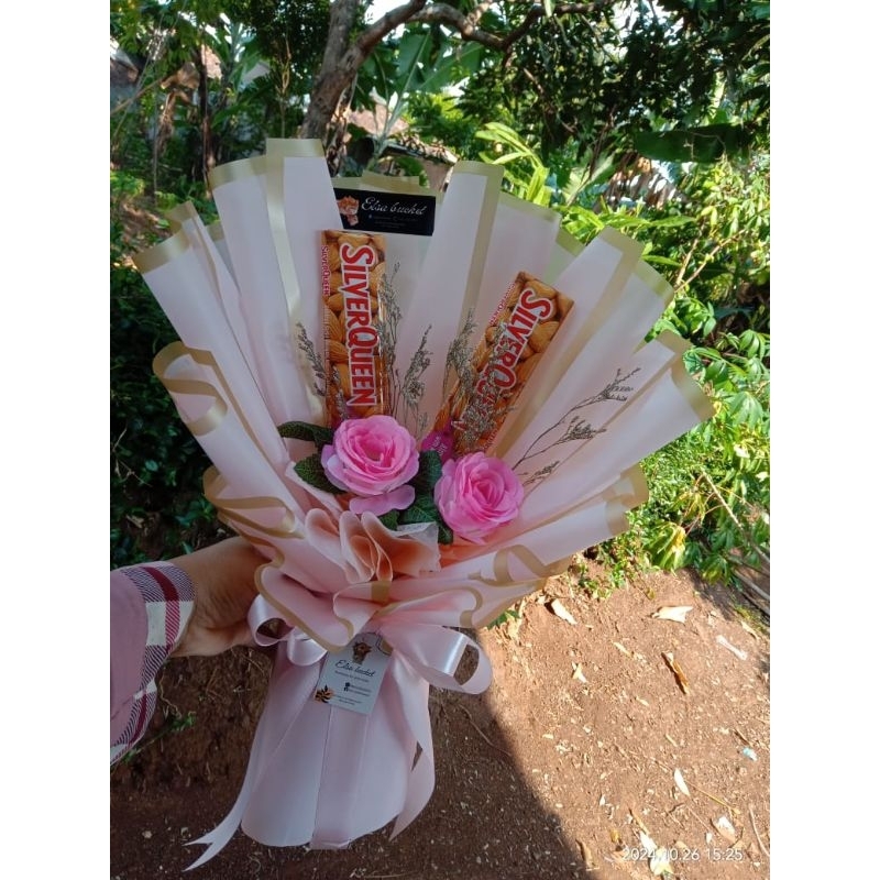 

Buket snack coklat, Buket murah/Buket hari guru