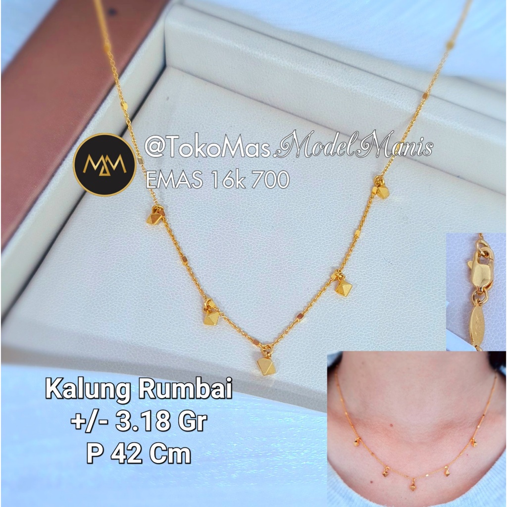 Kalung Jedar Sparkle Star Kuning 700 kadar 16k
