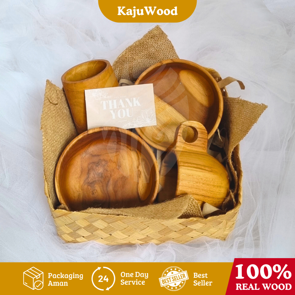 

Hampers kayu 1set | Hampers Peralatan Kayu | Gift Wedding | Birthday Gift Set | Kado Ulang Tahun.