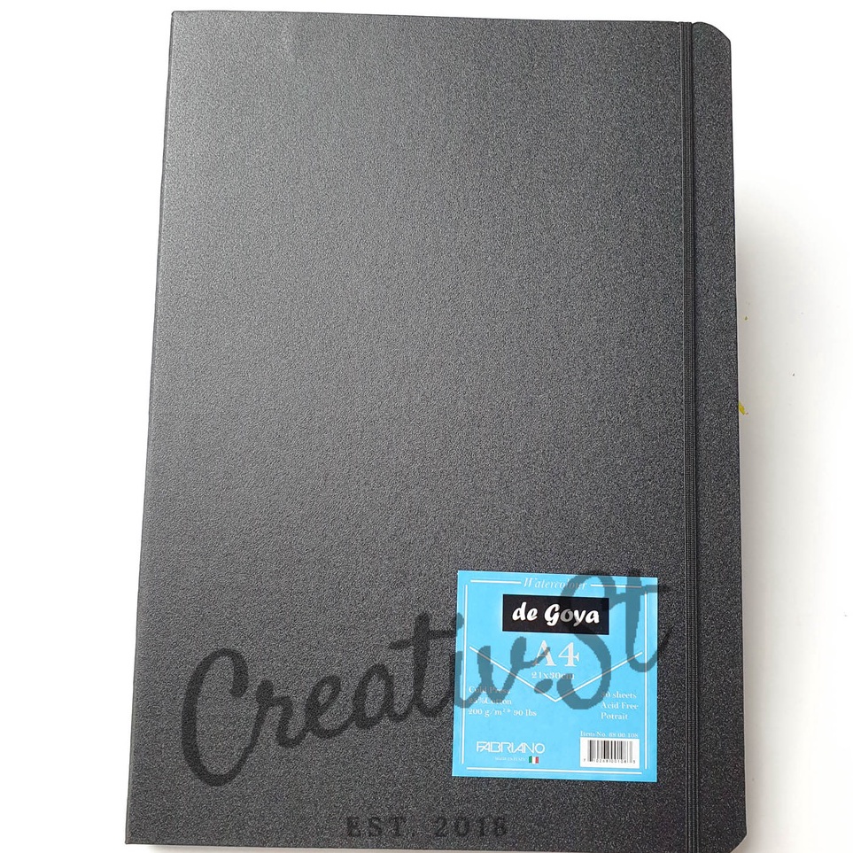 

KODE W14P De Goya Waterlor Book Stitched A5 A6 3 Sheets 2 Gsm Buku Cat Air