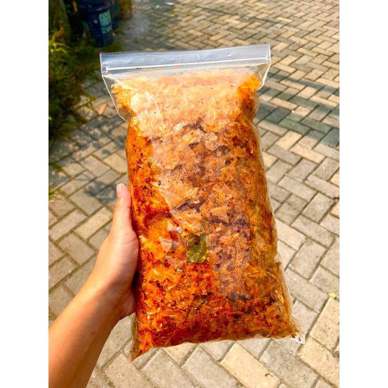 

KERIPIK KACA /KERIPCA+beledag/pedas daun jeruk isi 250grm/keripik kaca/cikruh+bumbu melimpah