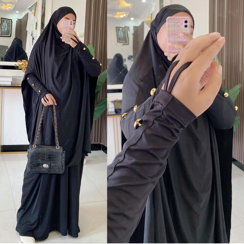 

Gooku 28 Store Set Gamis Jersey Jihan Size Xl By Zhafirahijab
