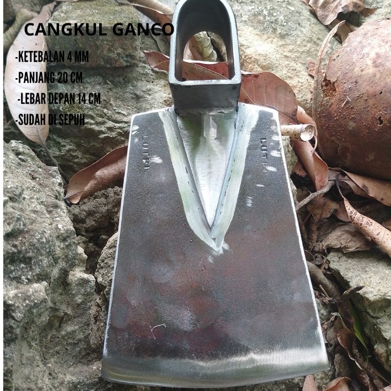 cangkul ganco /cangkul kecil tebal 4 mm / cangkul baja/ cangkul