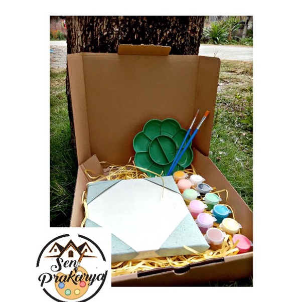 

New Discount painting kit paket lukis gambar kanvas 22