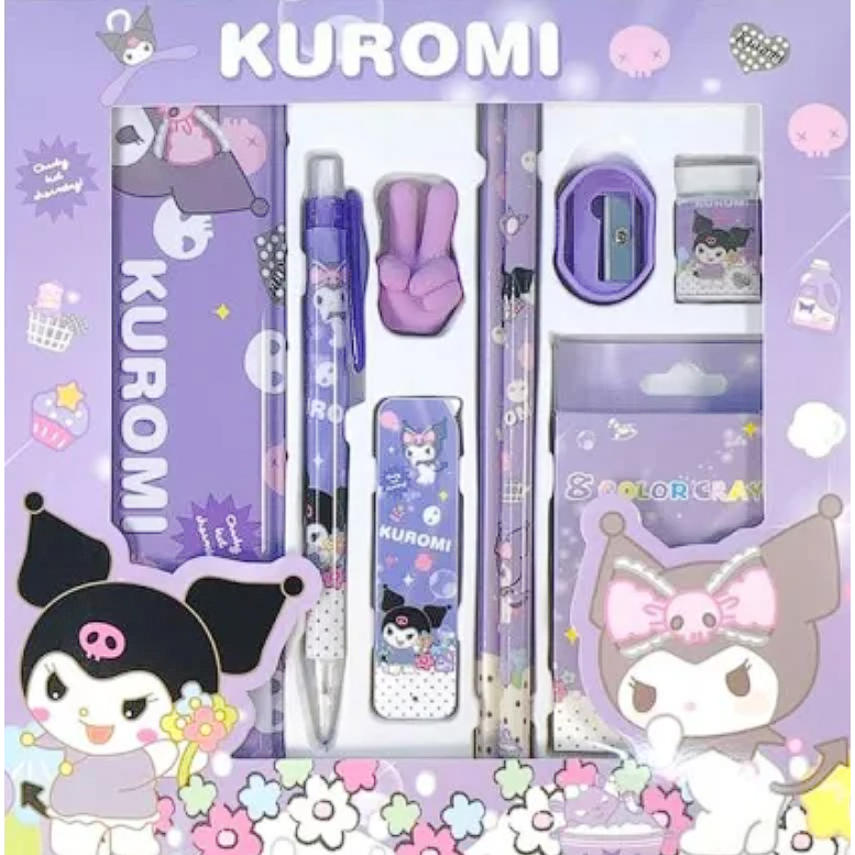 

Paket alat tulis 10 in1 / Alat tulis set karakter / Stationery set Lucu