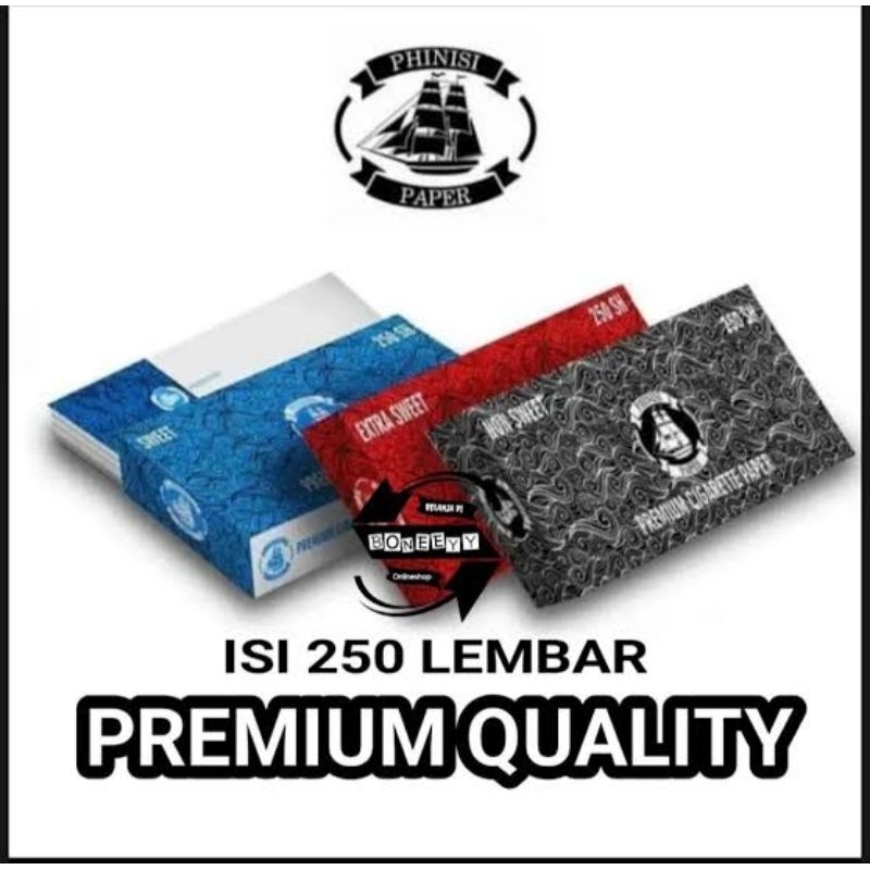 

kertas tempel Phinisi premium 250shet