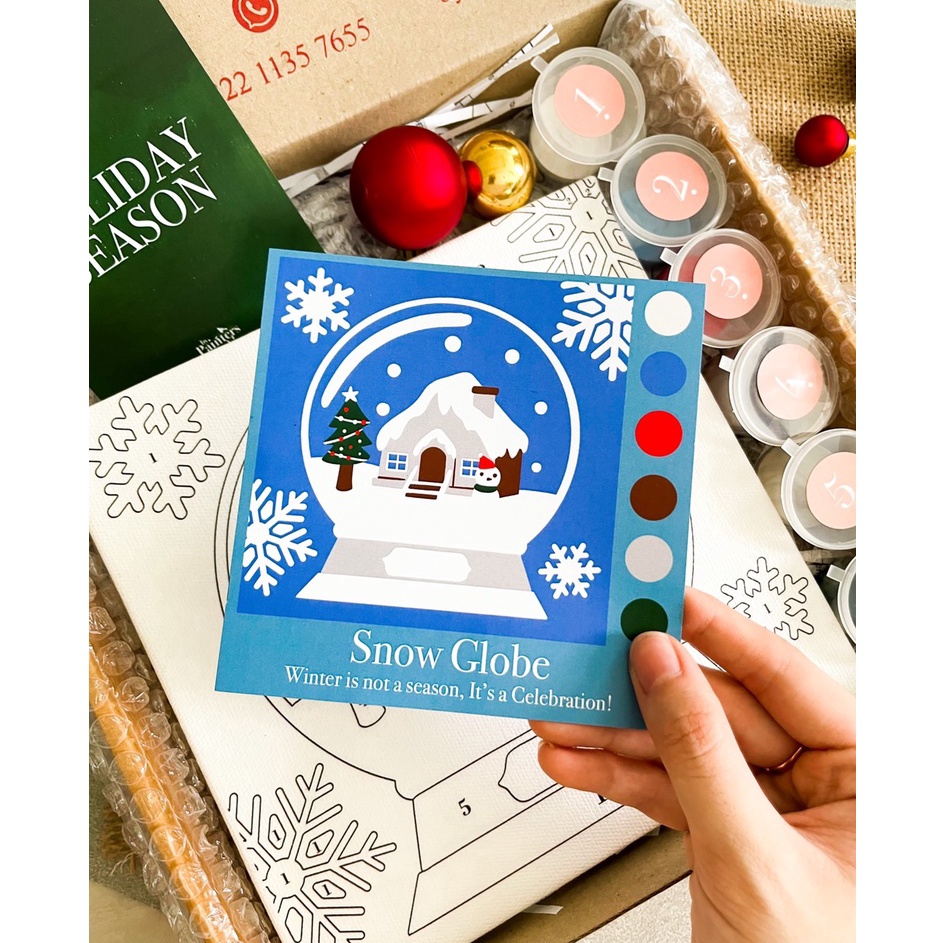 

Pasti Terkini Paint By Number Snow Globe ByPainters KIDS Painting Set 2x2cm Kanvas 6 Akrilik Kit Melukis