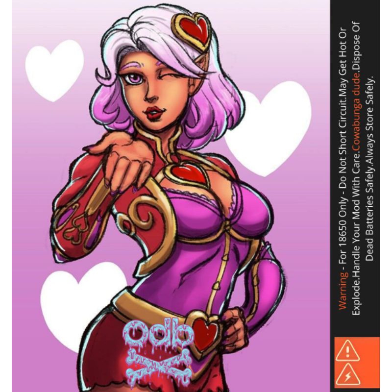 

FAMSTORE - Pelindung Baterai - Stikerskin Wrap Baterai 18650 Motif Odb Waifu V6 Full Motif Desain Dan Anti Gores