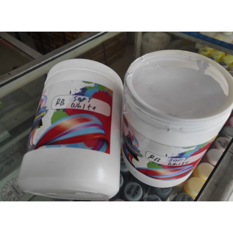 

KODE B43T Rubberpasta RB soft Whiteputih 1kg