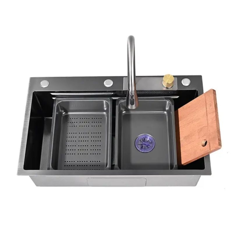 sink 75*45/wastafel cuci piring minimalis/bak cuci piring viral