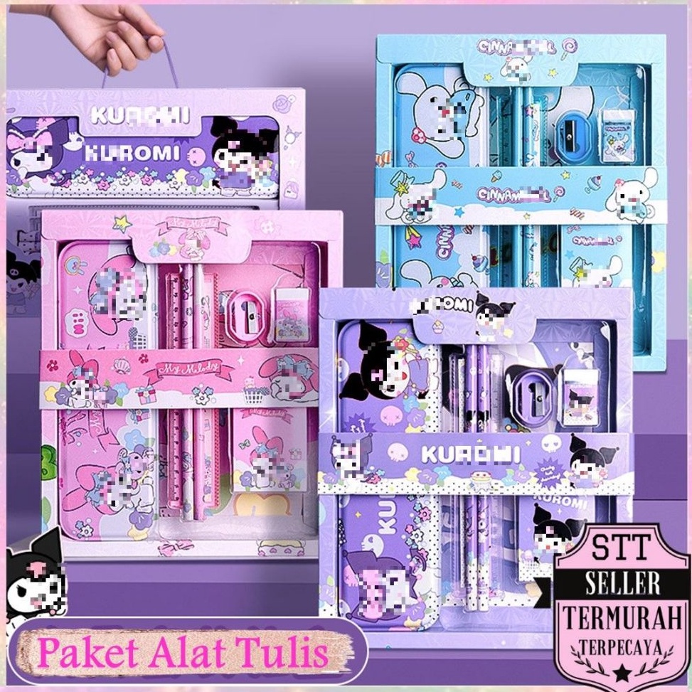 

Pusat Obral STT Paket Alat Tulis Set 7 in 1 Set Stationery 7in1 Karakter Kartun Alat Tulis Anak Sekolah Penghapus Pengaris Kotak Pensil Penggaris Crayon