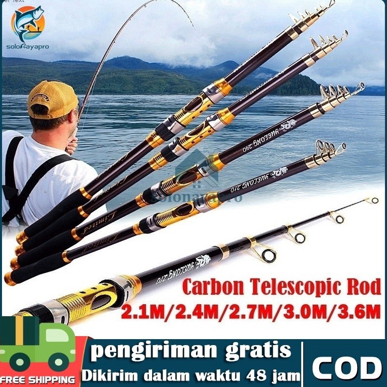 Jangan Ketinggalan order Joran Pancing Carbon Fiber Sea Fishing Rod 21M36M7 Tongkat Stik Pancing 36M