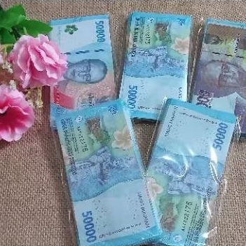 isi (+-100lembar)mainan uang/mainan anak/seserahan