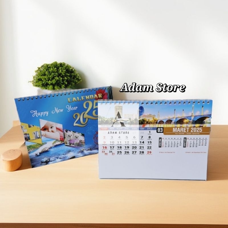 

Kalender meja 2025 kalender meja standar BO Km 02 Kota Dunia ukuran 21×15,5 cm( terima castume cetak merek)