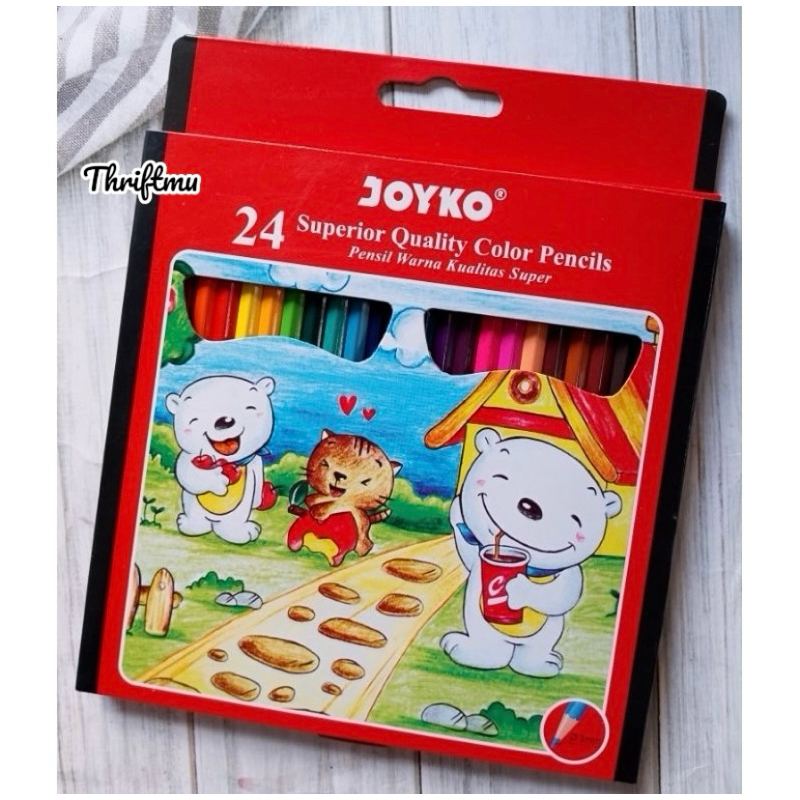 

Pensil Warna - Kelir Warna - Pewarna Joyko 24 Warna