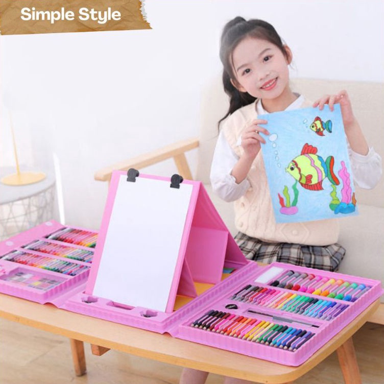 

Murah Surprise Crayon Anak Pengasah 28pcs Set Alat Menggambar Melukis AnakAnak Krayon