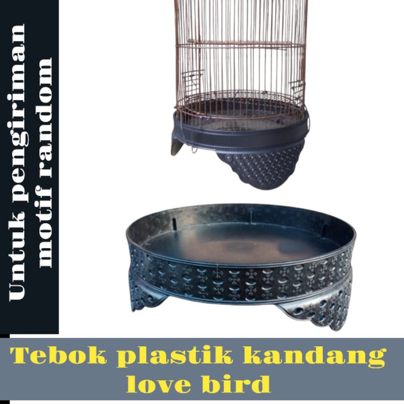 tebok plastik kandang love bird