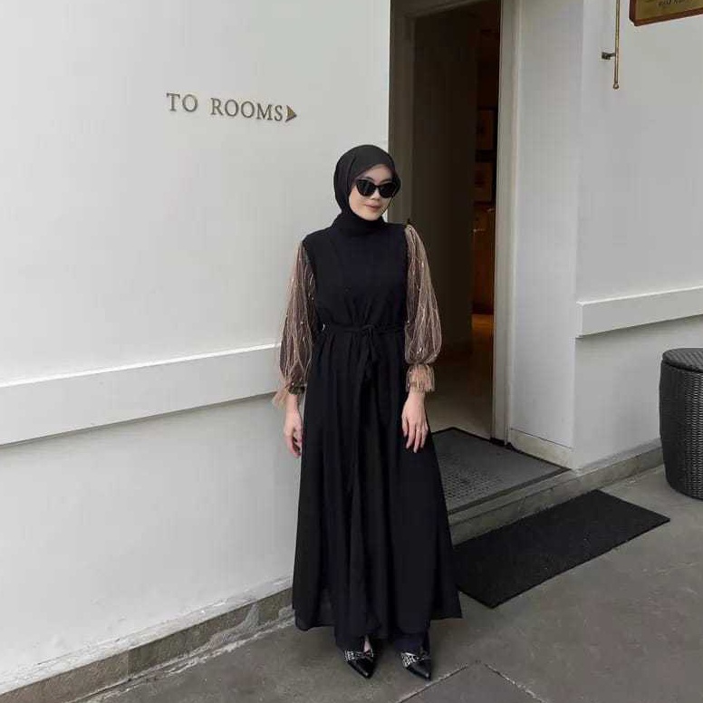 KODE A82K Outer sherina mix tile akar baju luaran kondangan