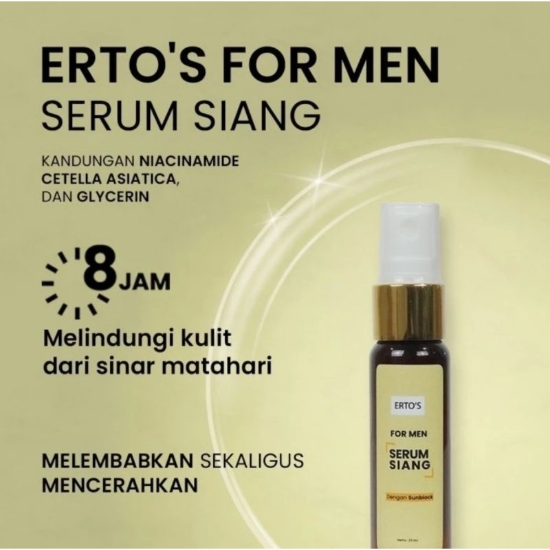 Ertos For Men Serum Siang
