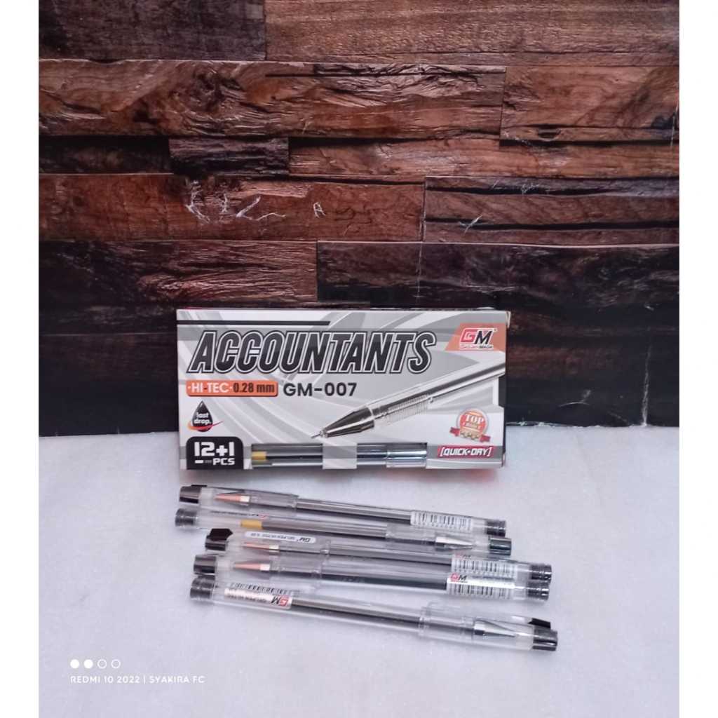 

BOLPOINT//PULPEN//PEN//PENA HI-TECH GM-007 WARNA HITAM 0.28 mm 1 PACK