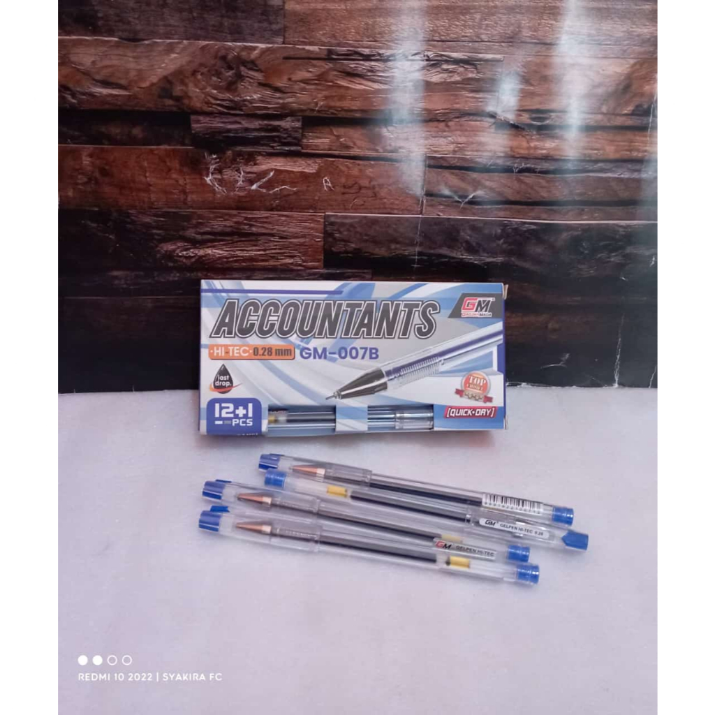 

BOLPOINT//PULPEN//PEN//PENA HI-TECH GM-007B WARNA BIRU TUA 0.28 mm 1 PACK